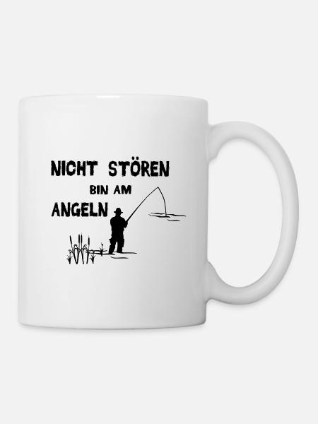 Angeln - Tasse - Weiß