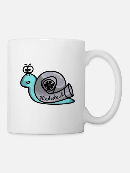 Turboschnecke Mint - Tasse - Weiß