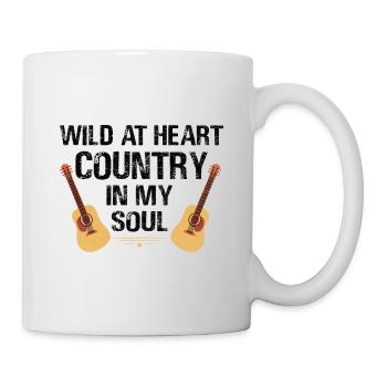 Comté Musique Vintage Amateur de musique Western Country C - Mug blanc - blanc - Droite