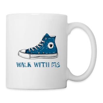 Geh mit mir - Tasse - Weiß - Rechts