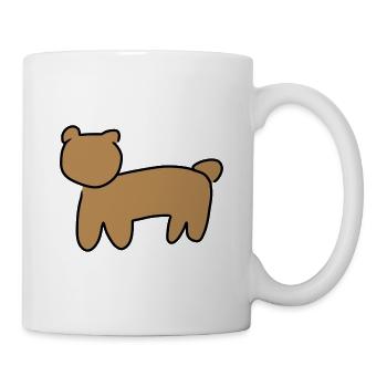 Bear Animal Symbol Brown - Mug - white - Right