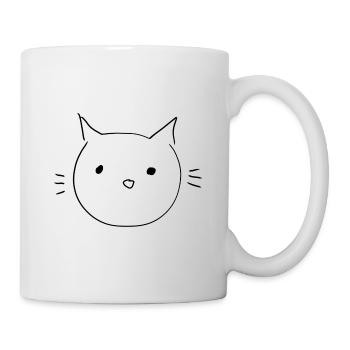 Cat Animal Head Icon Cute - Mug - white - Right
