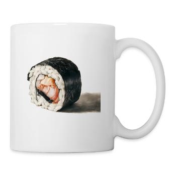 Charcoal Drawing Of Sushi - Mug - white - Right