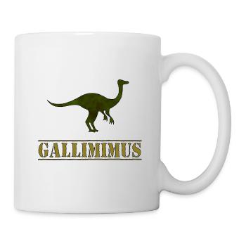 Gallimimus Dino - Tasse - Weiß - Rechts