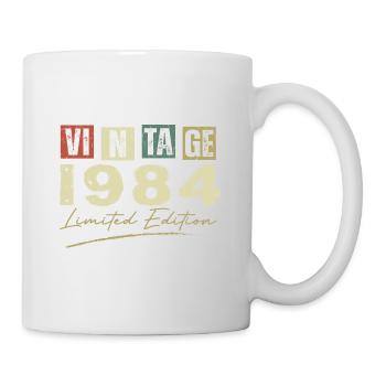 Vintage 1984 Original 1984 Anniversary Gift - Mug - white - Right
