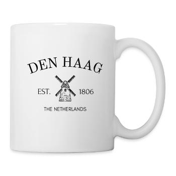 La Haye - Pays-Bas - Mer du Nord - Souvenir - Mug blanc - blanc - Droite