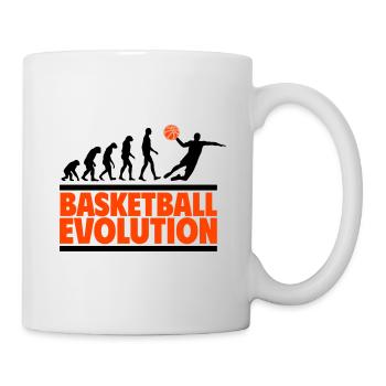 Basketball Evolution - Mug - white - Right