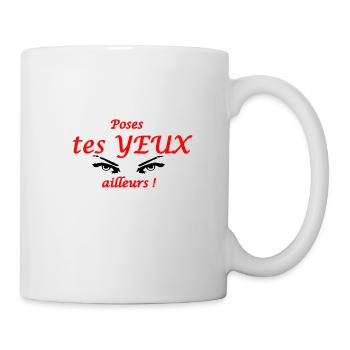 set your eyes elsewhere 2 - Mug - white - Right