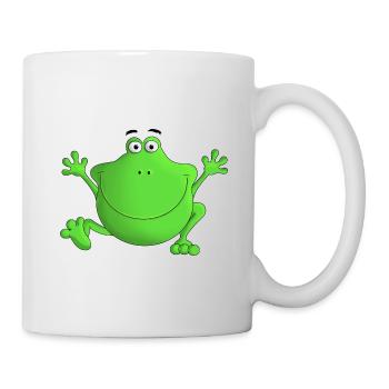 Frog - laugh! - Mug - white - Right