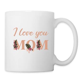 Je t'aime, maman - Mug blanc - blanc - Droite