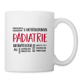 pädiatriewolke - Tasse - Weiß - Rechts