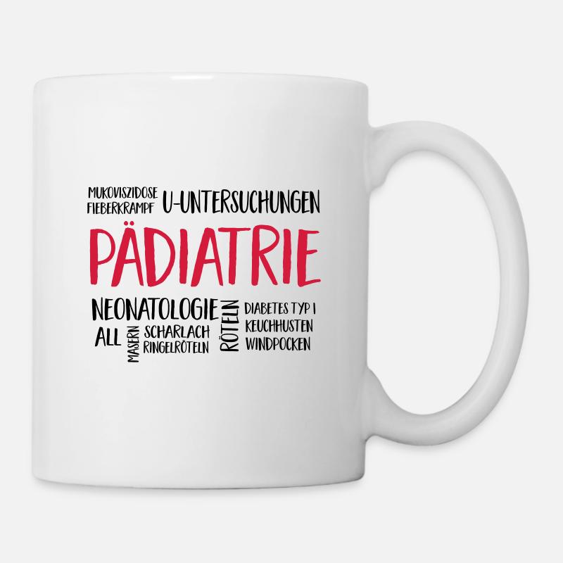 pädiatriewolke - Tasse - Weiß