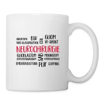 neurosurgery cloud - Mug - white - Right
