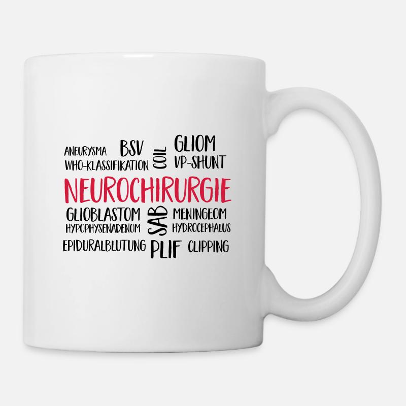 neurochirurgiecloud - Tasse - Weiß