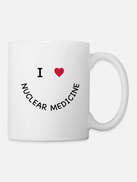 J'aime la médecine nucléaire - Mug blanc - blanc