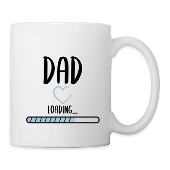 Soon dad - Tasse - Weiß - Rechts