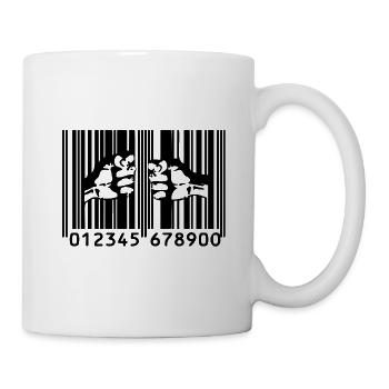 Banksy Bars Of Capitalism - Mug - white - Right