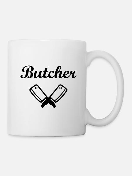 Boucher - Boucherie - Mug blanc - blanc