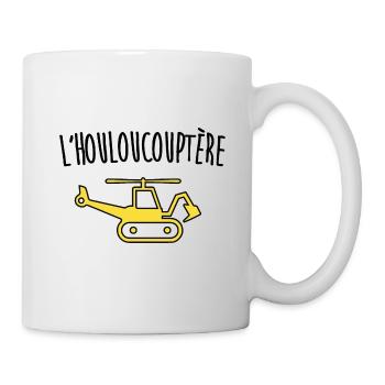 L'houloucoptère - Mug blanc - blanc - Droite