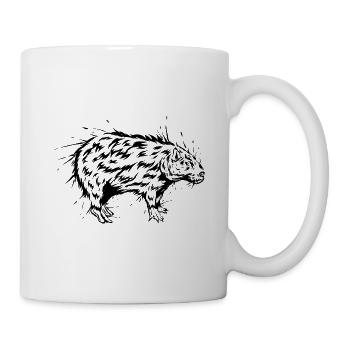 Capybara - Tasse - Weiß - Rechts