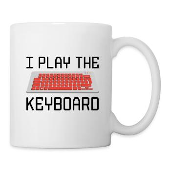 I Play The Keyboard Programmer Software Developer - Tasse - Weiß - Rechts
