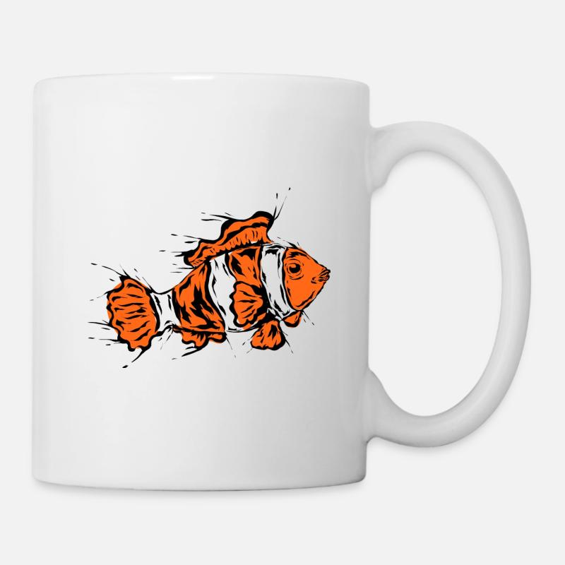 Clownfisch - Tasse - Weiß