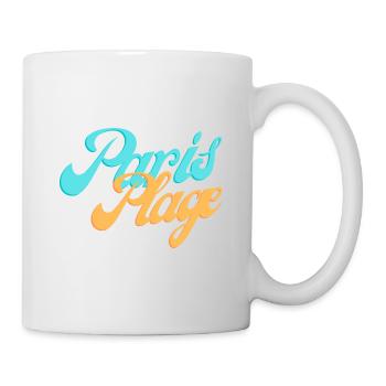 Strand von Paris - Tasse - Weiß - Rechts