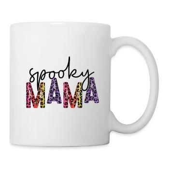 Gruselige Mama - Tasse - Weiß - Rechts