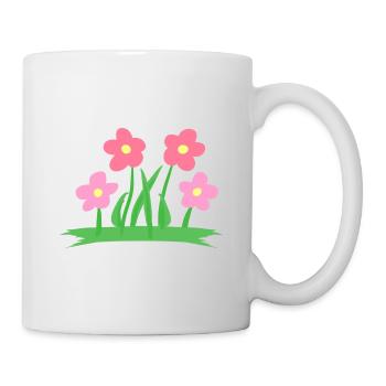 Fleurs Fleur Symbole Plante - Mug blanc - blanc - Droite