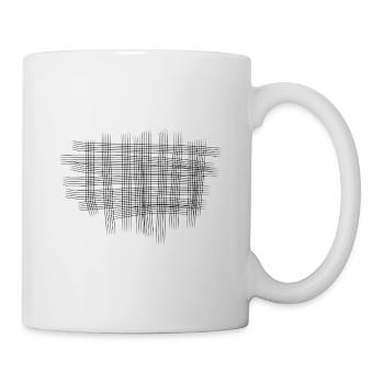 kreuze muster kreuz symbol - Tasse - Weiß - Rechts
