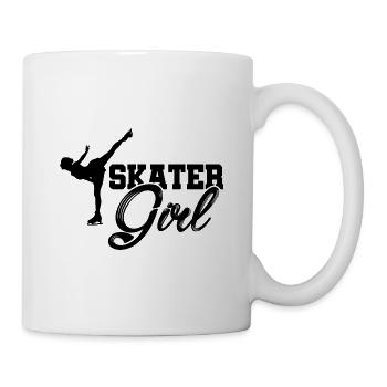 Skate Girl Graphic Ice Skating Figure Skater Ice S - Tasse - Weiß - Rechts