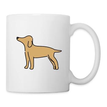 Dog Symbol Animal Pet brown - Mug - white - Right