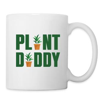 Plant Daddy Graphic Gardener Gardening Horticultur - Tasse - Weiß - Rechts