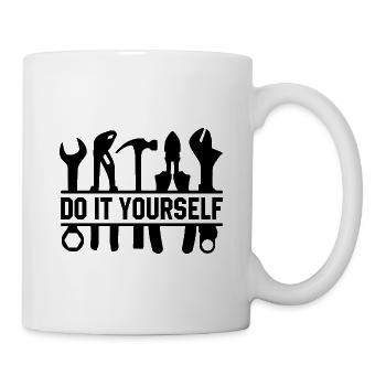 Do It Yourself Car lover Mechanic Vehicle Technici - Mug - white - Right
