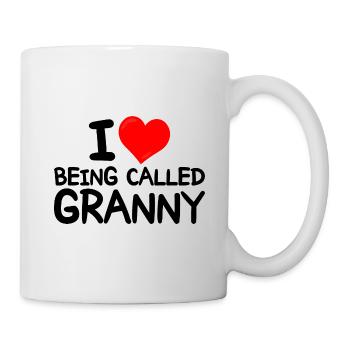 Idée Drôle Pour Mamies J'Adore Être Appelée Mamie - Mug blanc - blanc - Droite