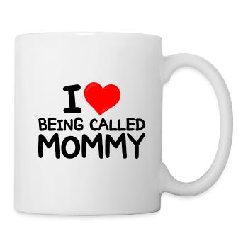 Idée Drôle Pour Mamans J'Adore Être Appelée Maman - Mug blanc - blanc - Droite
