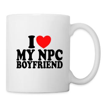 Ich liebe meinen Freund NPC-Humor Ich liebe meinen Freund - Tasse - Weiß - Rechts