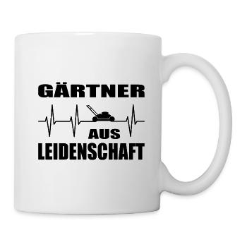 Garten - Tasse - Weiß - Rechts