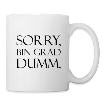 Gehirn pausiert - Tasse - Weiß - Rechts