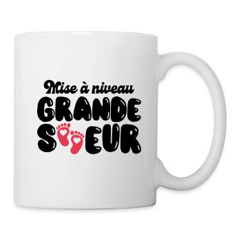 Annonce Surprise Mise À Niveau Grande Soeur 2024 - Mug blanc - blanc - Droite