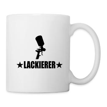 Lackierer - Tasse - Weiß - Rechts