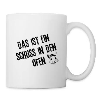 Fehlschuss Mode | Redewendung - Tasse - Weiß - Rechts