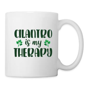 Cilantro is my therapy I love cilantro - Mug - white - Right