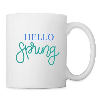 Tee-shirt printemps - Mug blanc - blanc - Droite