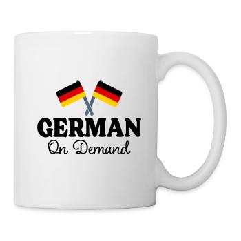 German on request German interpreter - Mug - white - Right