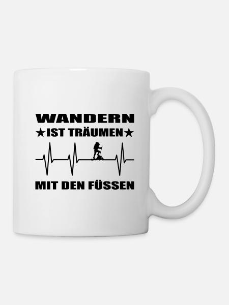 Wandern - Tasse - Weiß