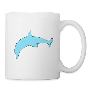 Dolphin Symbol Animal Blue - Mug - white - Right