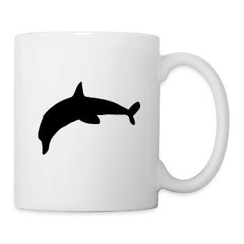 Dolphin Symbol Animal Blue - Mug - white - Right