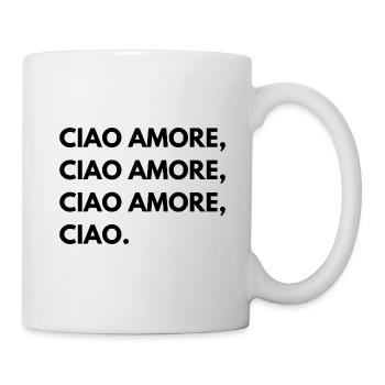 Ciao Amore - Italy - Girlfriend - Italian - Mug - white - Right