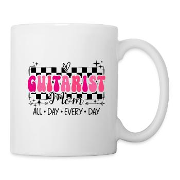 Guitare Musicienne Maman Guitariste - Mug blanc - blanc - Droite